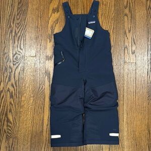 Kids Navy Blue Snow Bib